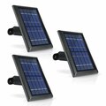 Wasserstein Solar Panel, 2 W, 5V, Cable Connector ArloEssentialSolarBlk3pUS